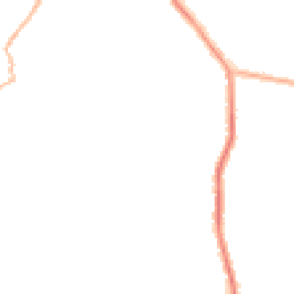 Night-time road noise heatmap for S35 9ZQ