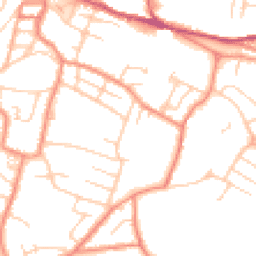 Daytime road noise heatmap for S36 1BD