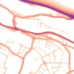 Daytime road noise heatmap for S36 2AT