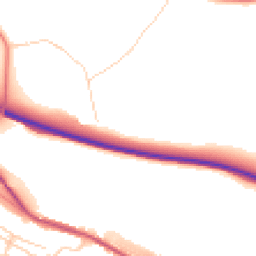Daytime road noise heatmap for S36 2BS