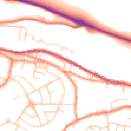 Daytime road noise heatmap for S36 2PD