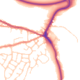Daytime road noise heatmap for S36 2PN