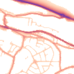 Daytime road noise heatmap for S36 2QQ