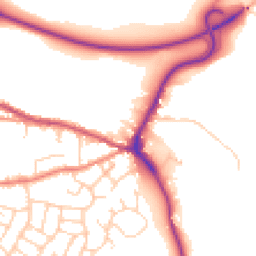 Daytime road noise heatmap for S36 2RN