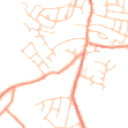 Daytime road noise heatmap for S36 6AQ