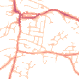 Daytime road noise heatmap for S36 6AZ