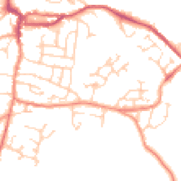 Daytime road noise heatmap for S36 6EE