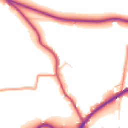 Daytime road noise heatmap for S36 7AA