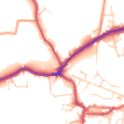 Daytime road noise heatmap for S36 7AD