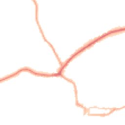 Night-time road noise heatmap for S36 7AD