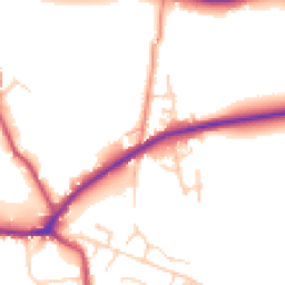 Daytime road noise heatmap for S36 8AD