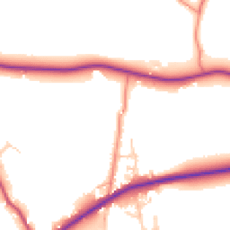 Daytime road noise heatmap for S36 8BB