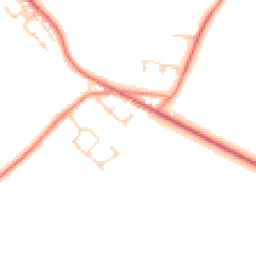 Daytime road noise heatmap for S36 8YY