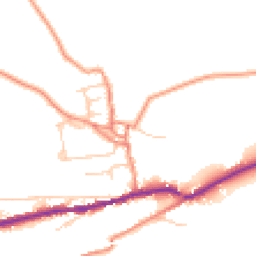 Daytime road noise heatmap for S36 9RQ