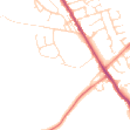 Daytime road noise heatmap for S42 5AN