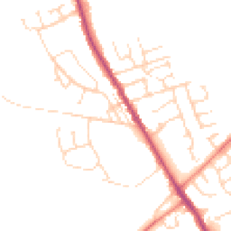 Daytime road noise heatmap for S42 5AR