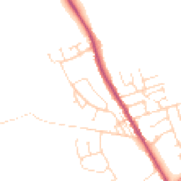 Daytime road noise heatmap for S42 5BA