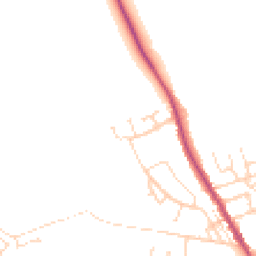 Daytime road noise heatmap for S42 5BL