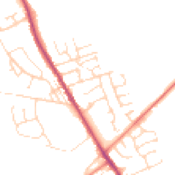 Daytime road noise heatmap for S42 5DX
