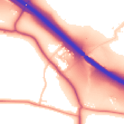 Daytime road noise heatmap for S42 5EF