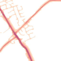 Daytime road noise heatmap for S42 5FJ