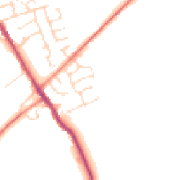 Daytime road noise heatmap for S42 5FL
