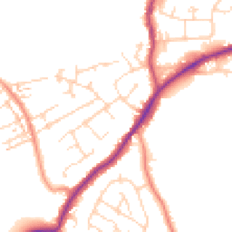 Daytime road noise heatmap for S42 5LY