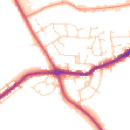 Daytime road noise heatmap for S42 5SG