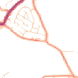 Daytime road noise heatmap for S42 5XD
