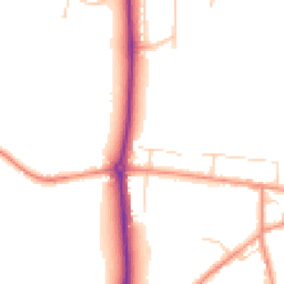 Daytime road noise heatmap for S42 6DR