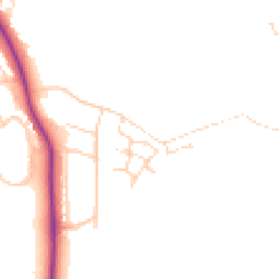 Daytime road noise heatmap for S42 6FG