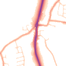 Daytime road noise heatmap for S42 6HN