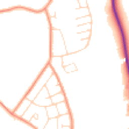 Daytime road noise heatmap for S42 6HT