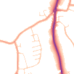 Daytime road noise heatmap for S42 6JG