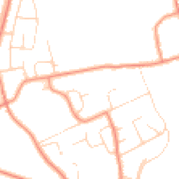 Daytime road noise heatmap for S42 6PZ