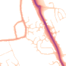 Daytime road noise heatmap for S42 6RP