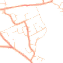 Daytime road noise heatmap for S42 6XD