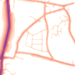 Daytime road noise heatmap for S42 6YP