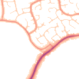 Daytime road noise heatmap for S42 7HH