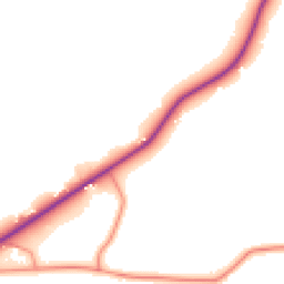 Daytime road noise heatmap for S42 7LU