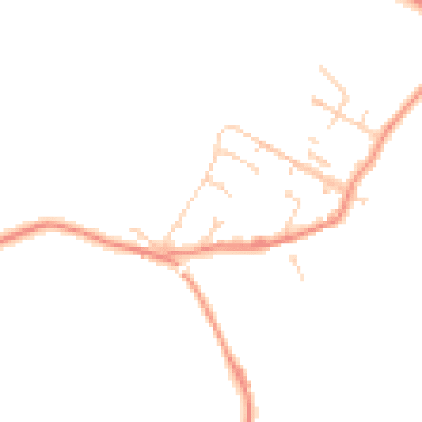 Daytime road noise heatmap for S43 2PU