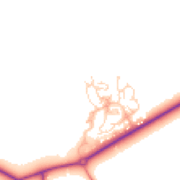 Daytime road noise heatmap for S44 5BZ
