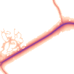 Daytime road noise heatmap for S44 5DR