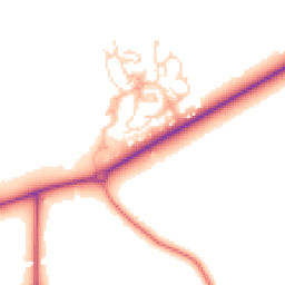 Daytime road noise heatmap for S44 5DW