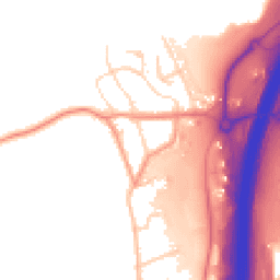 Daytime road noise heatmap for S44 5EJ