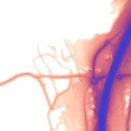 Daytime road noise heatmap for S44 5EX