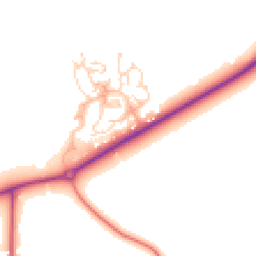 Daytime road noise heatmap for S44 5FA