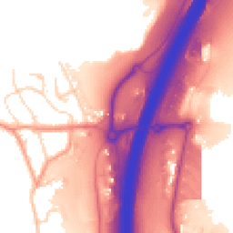 Daytime road noise heatmap for S44 5HQ