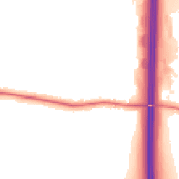 Night-time road noise heatmap for S44 5JT