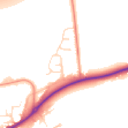 Daytime road noise heatmap for S44 5RF